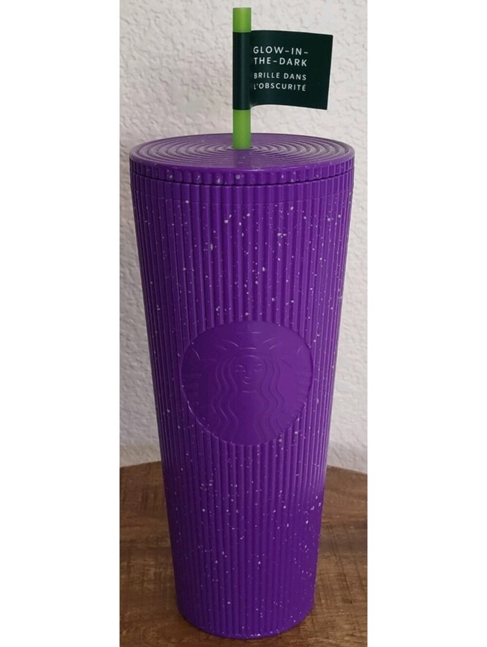 NEW Starbucks Purple Glow In The Dark Halloween Tumbler 2024 Venti 24 Oz. Spooky
